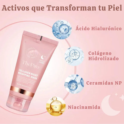 ThePiro™ - Mascarilla Nocturna de Colágeno