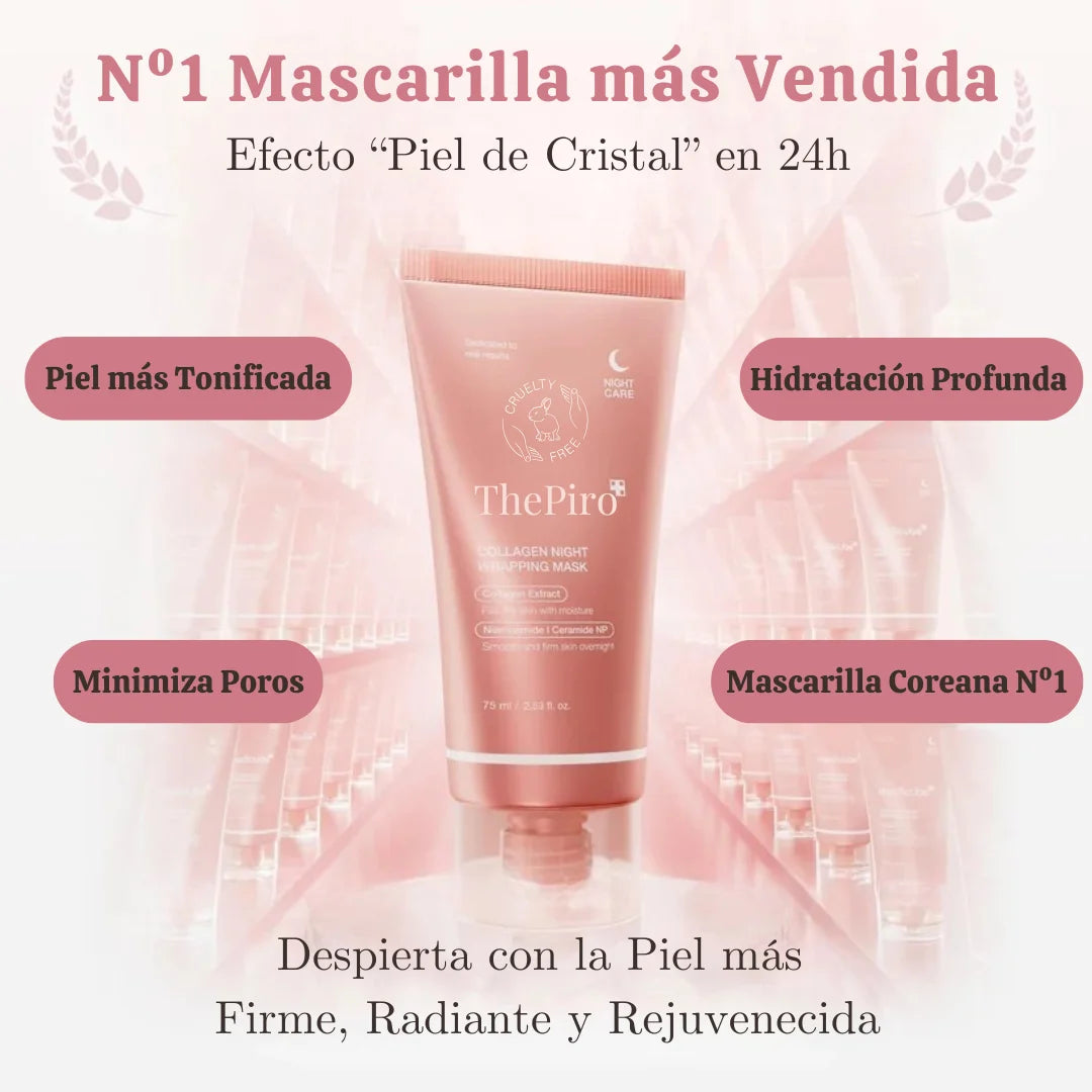 ThePiro™ - Mascarilla Nocturna de Colágeno